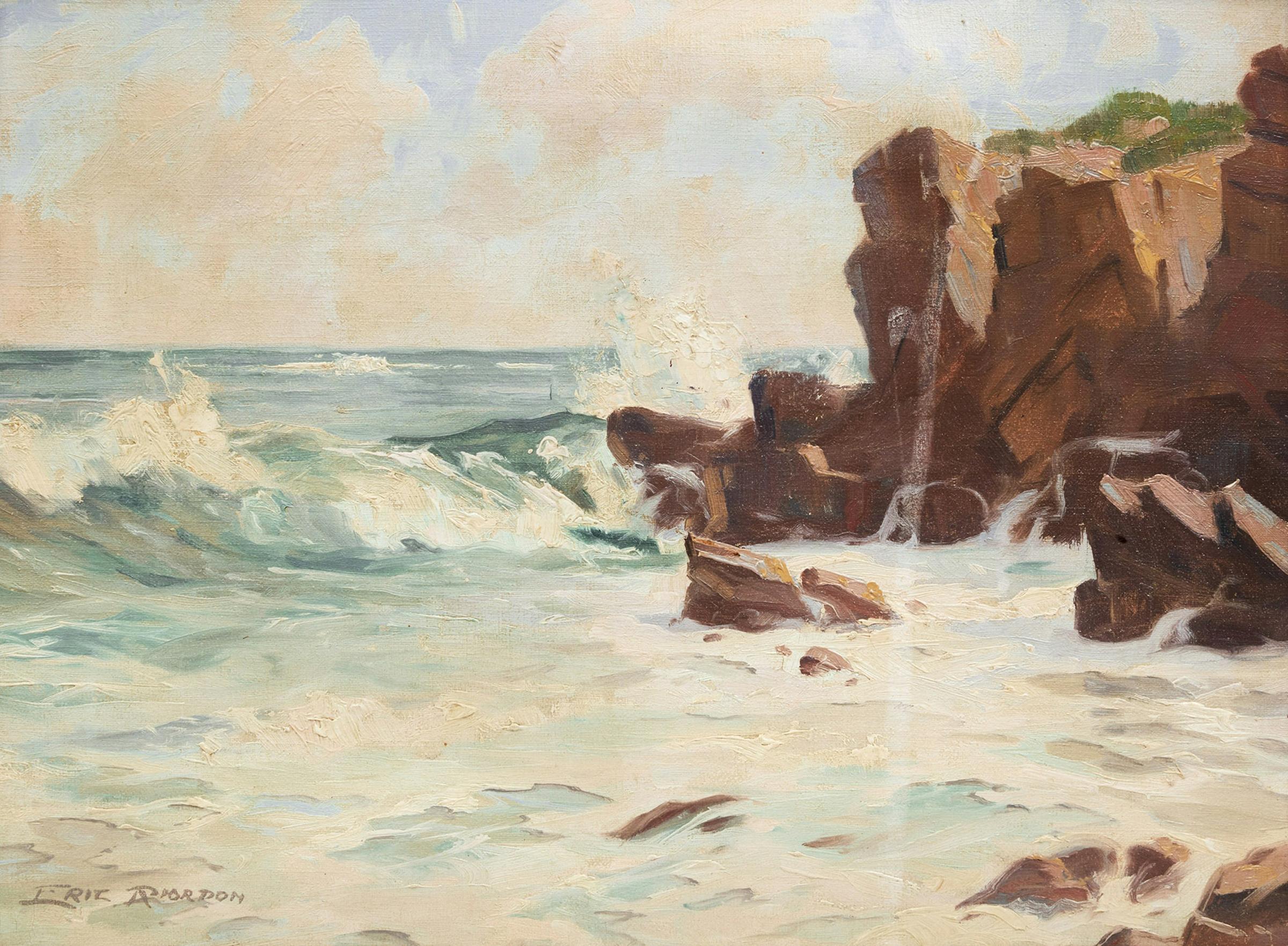 Eric J.B. Riordon (1906-1948) - Breakers, Cape Breton