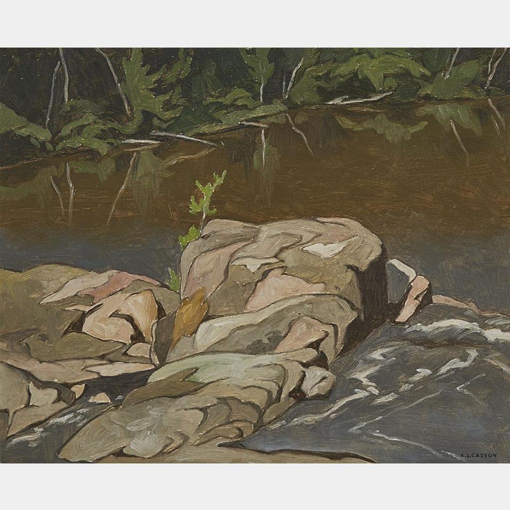 Alfred Joseph (A.J.) Casson (1898-1992) - Below Marshes Falls, 1974 - Oxtongue River