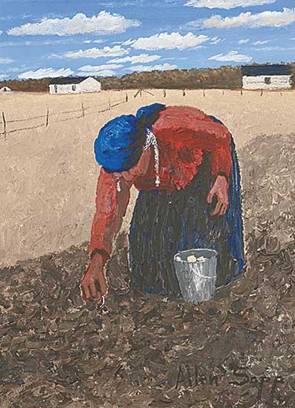 Allen Fredrick Sapp (1929-2015) - Planting Potatoes