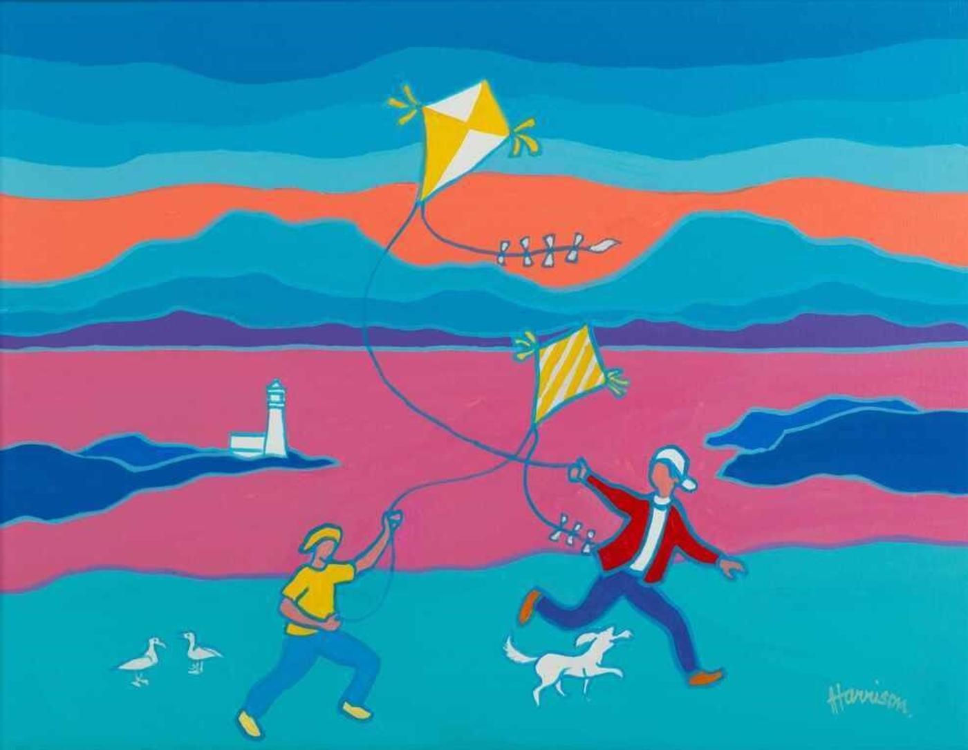 Ted Harrison (1926-2015) - Summer Romp, 2000