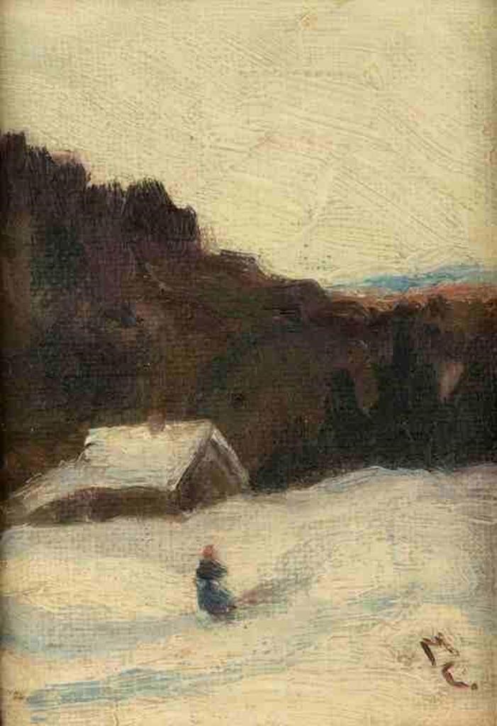 Attr Maurice Galbraith Cullen (1866-1934) - Untitled (Laurentian Winter Landscape)