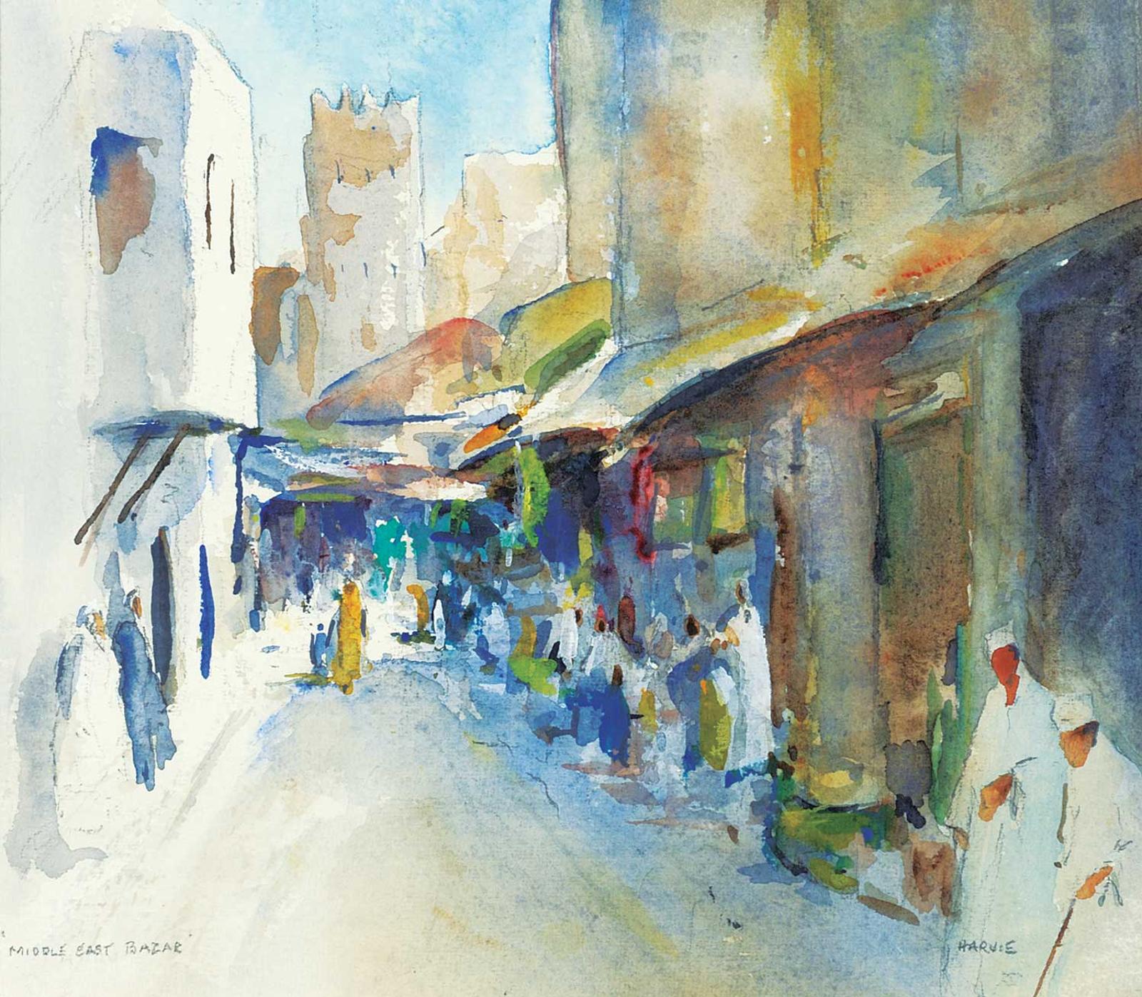 John William Harvie (1928-2018) - Middle East Bazaar