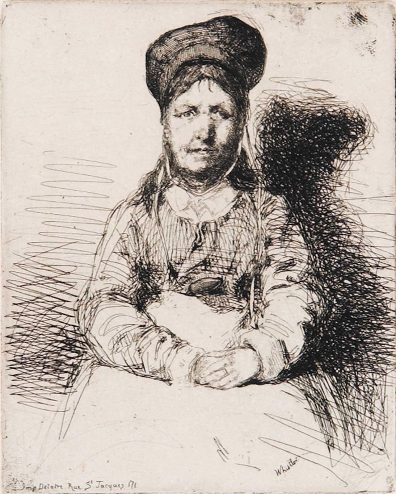 James Abbott McNeill Whistler (1834-1903) - La Retameuse