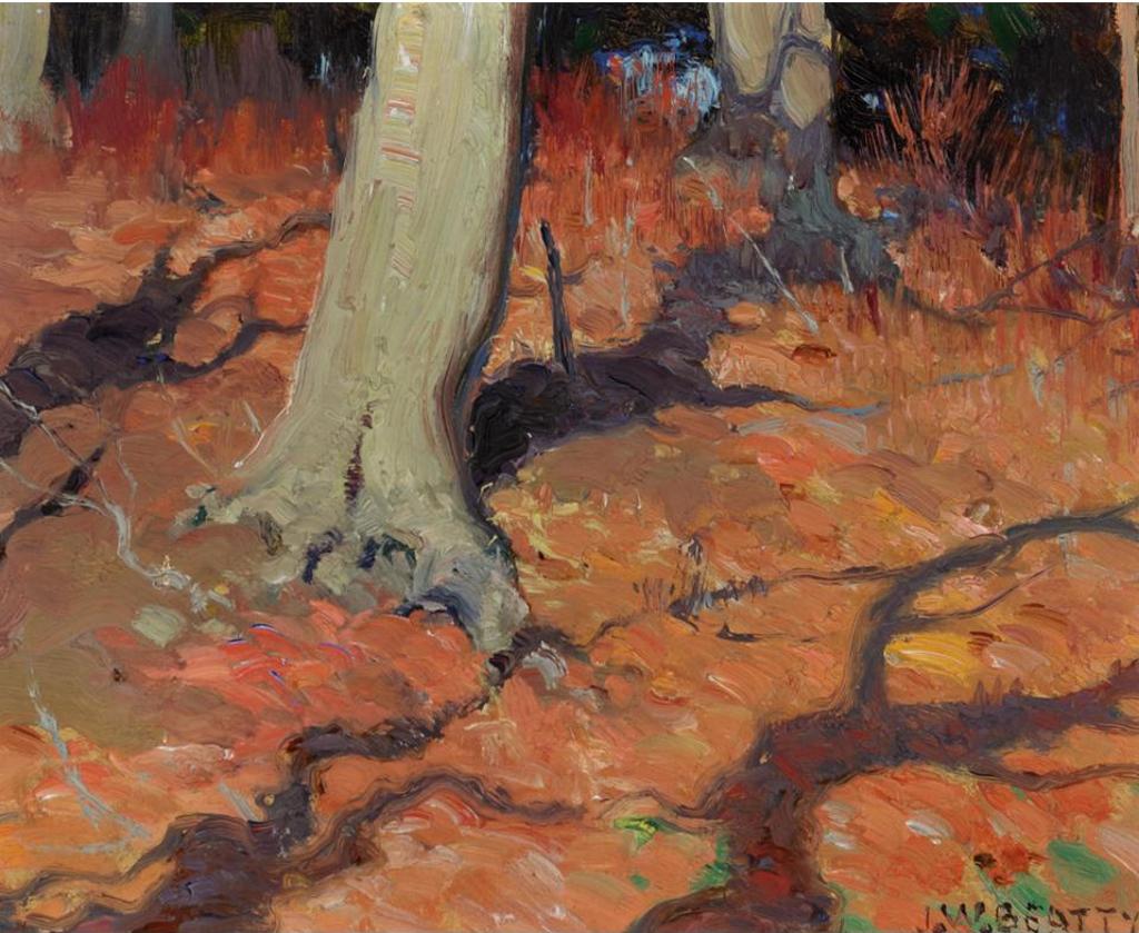 John William (J.W.) Beatty (1869-1941) - Autumn Shadows