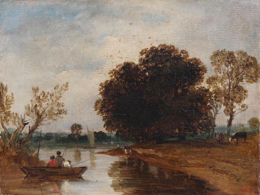 Theodore Rousseau (1812-1867) - The River Bank