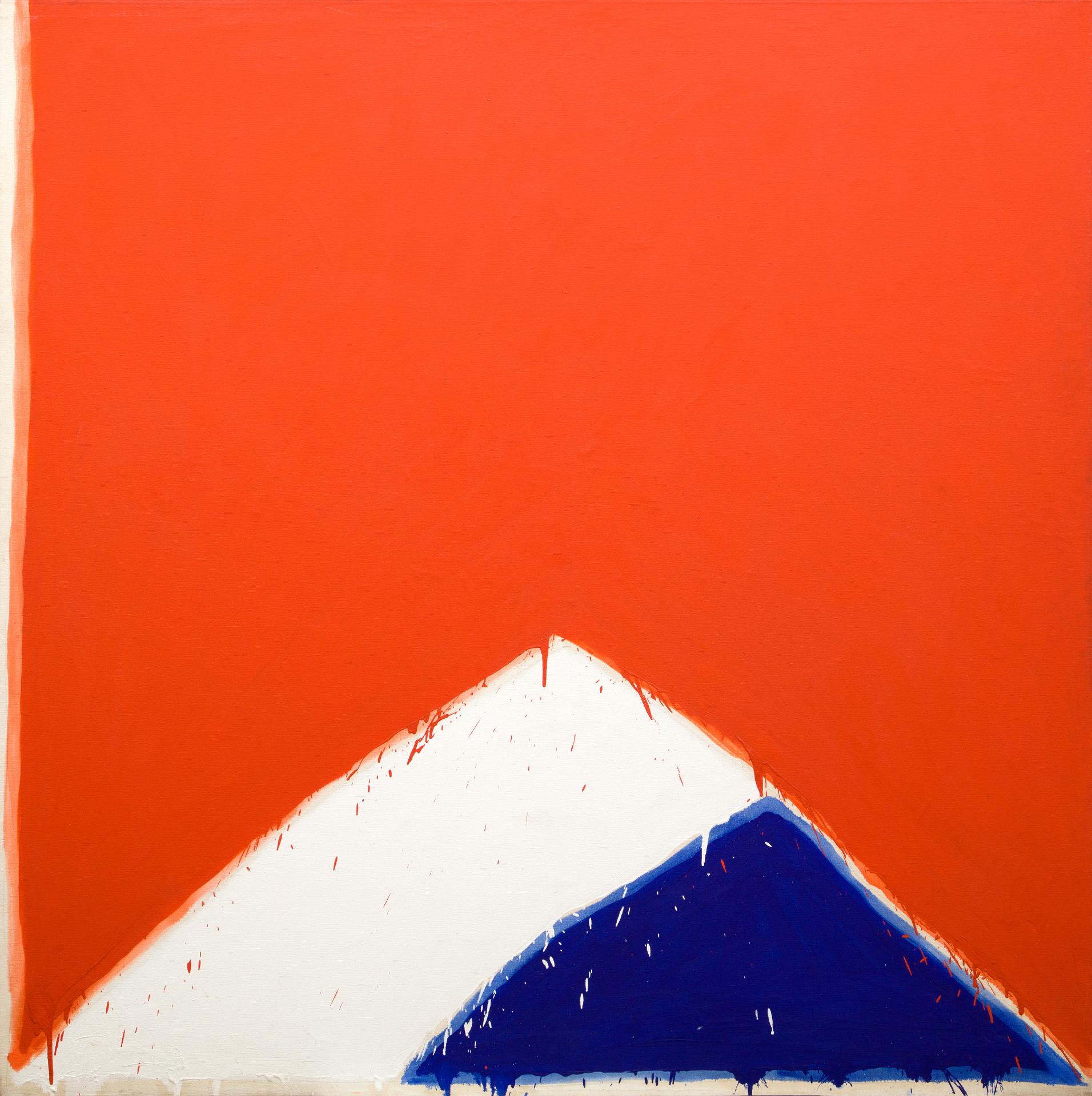 Serge Lemoyne (1941-1998) - Sans titre / Untitled (de la série / From the Series Bleu, blanc, rouge), 1976