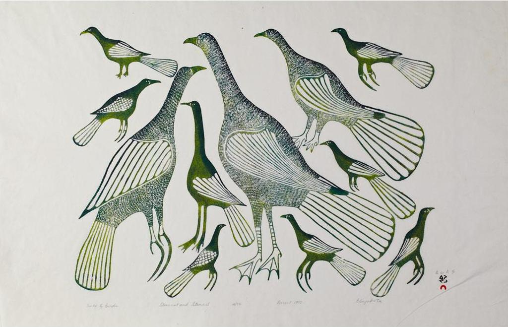 Eliyakota Samualie (1939-1987) - Field Of Birds