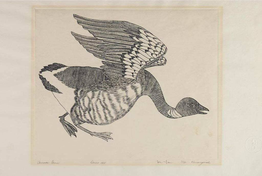 Kananginak Pootoogook (1935-2010) - Canada Goose