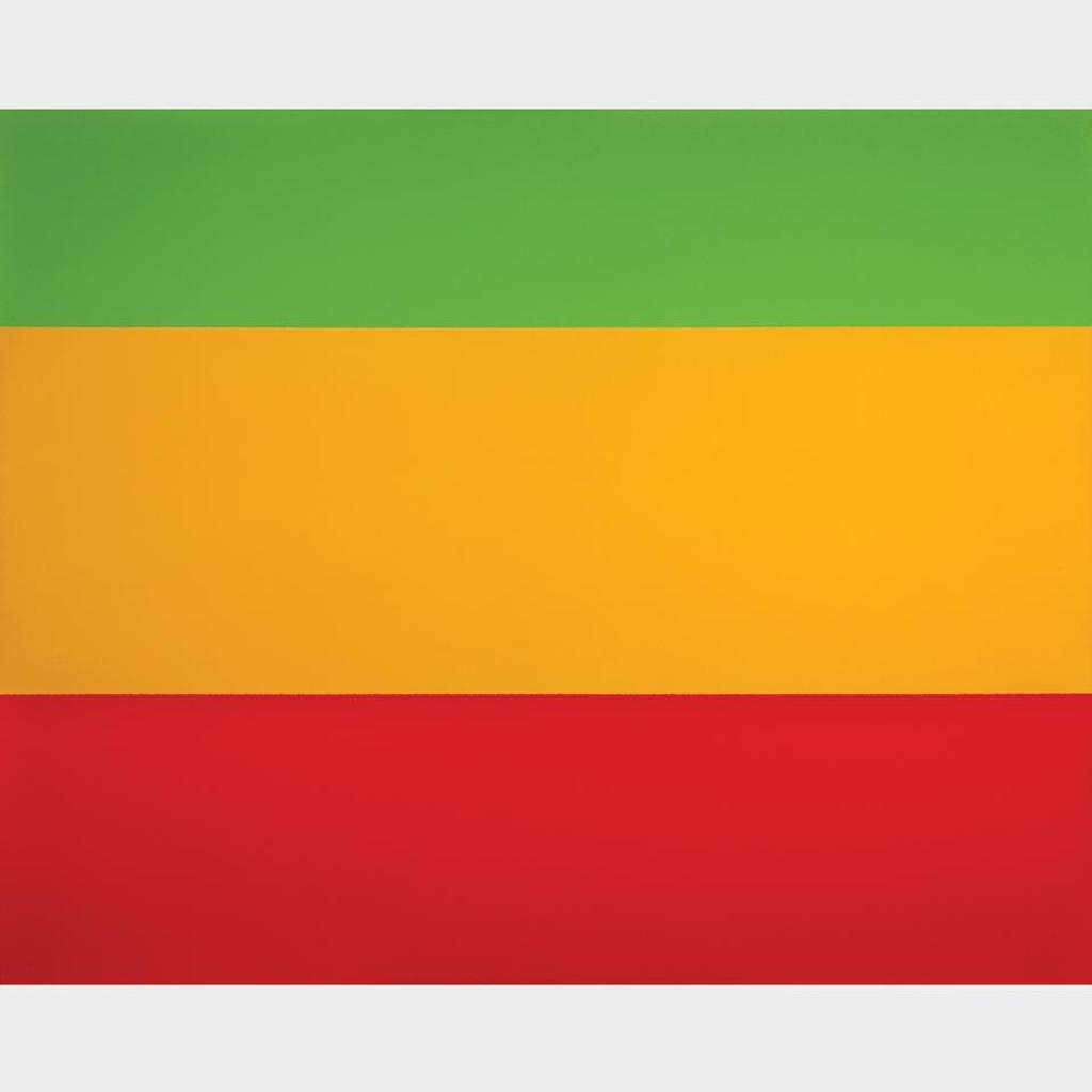 Yves Gaucher (1934-2000) - Green, Yellow/Red, 1ère Version