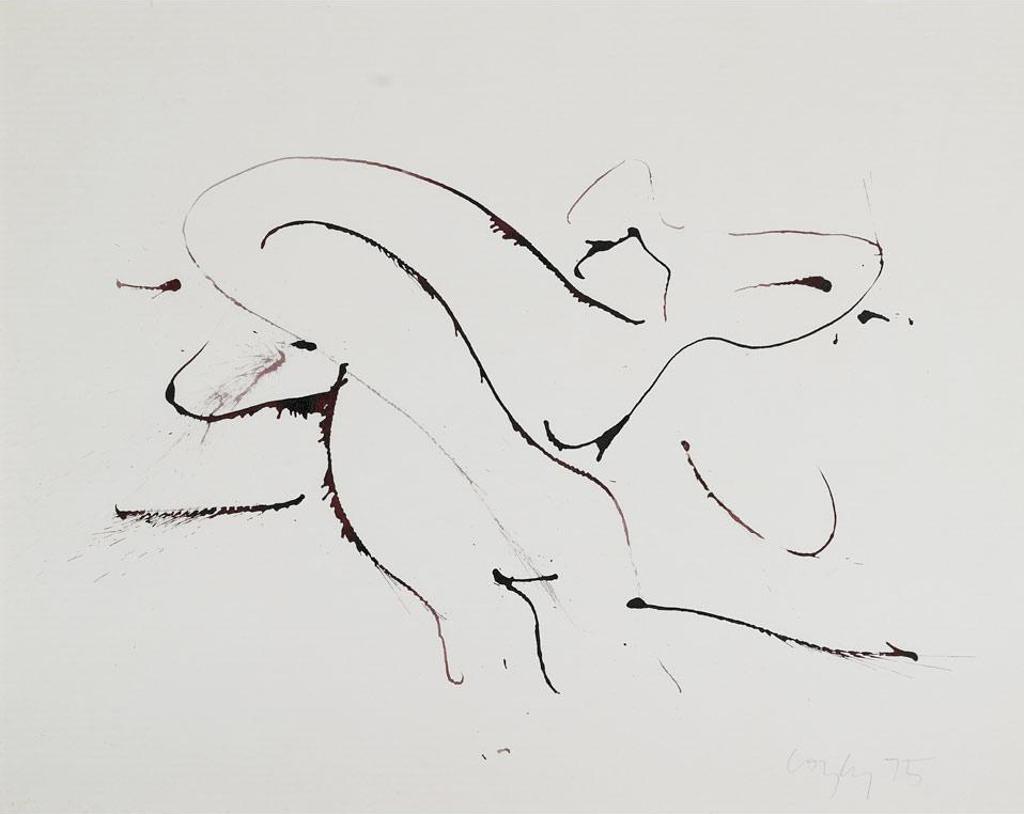John Graham Coughtry (1931-1999) - Study - Reclining Form