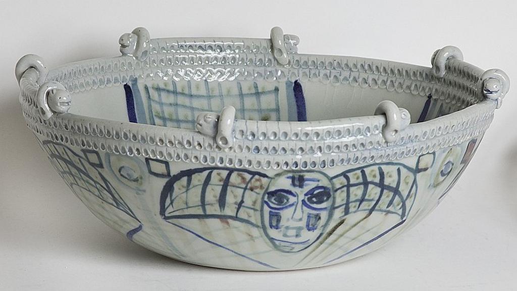 Maria Gakovic (1913-1999) - Untitled - Bowl with Masks