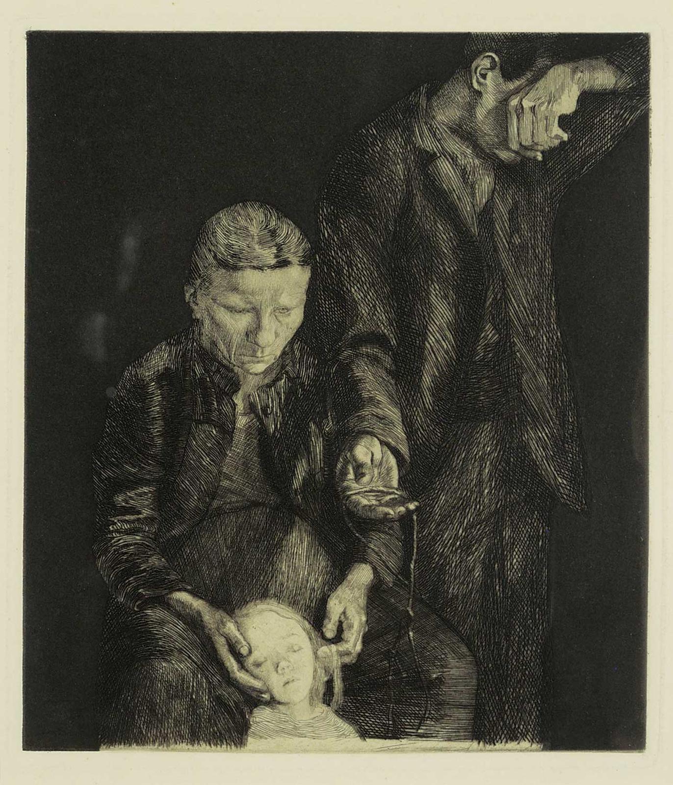 Kathe Kollwitz (1867-1945) - Die Zertretene [Crushed Underfoot]