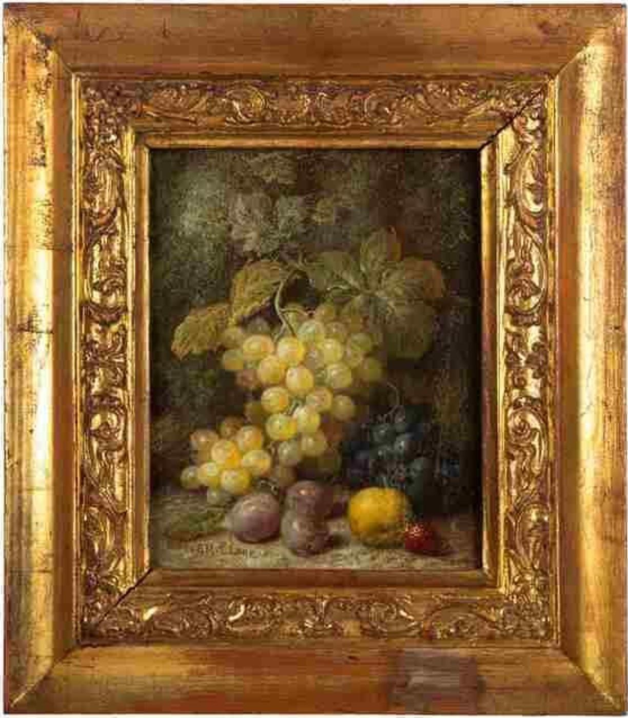 Oliver Clare (1853-1927) - Still life grpes