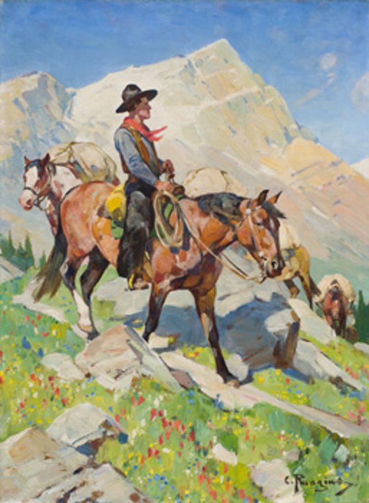 Carl Clemens Moritz Rungius (1869-1959) - Pack Horses Returning