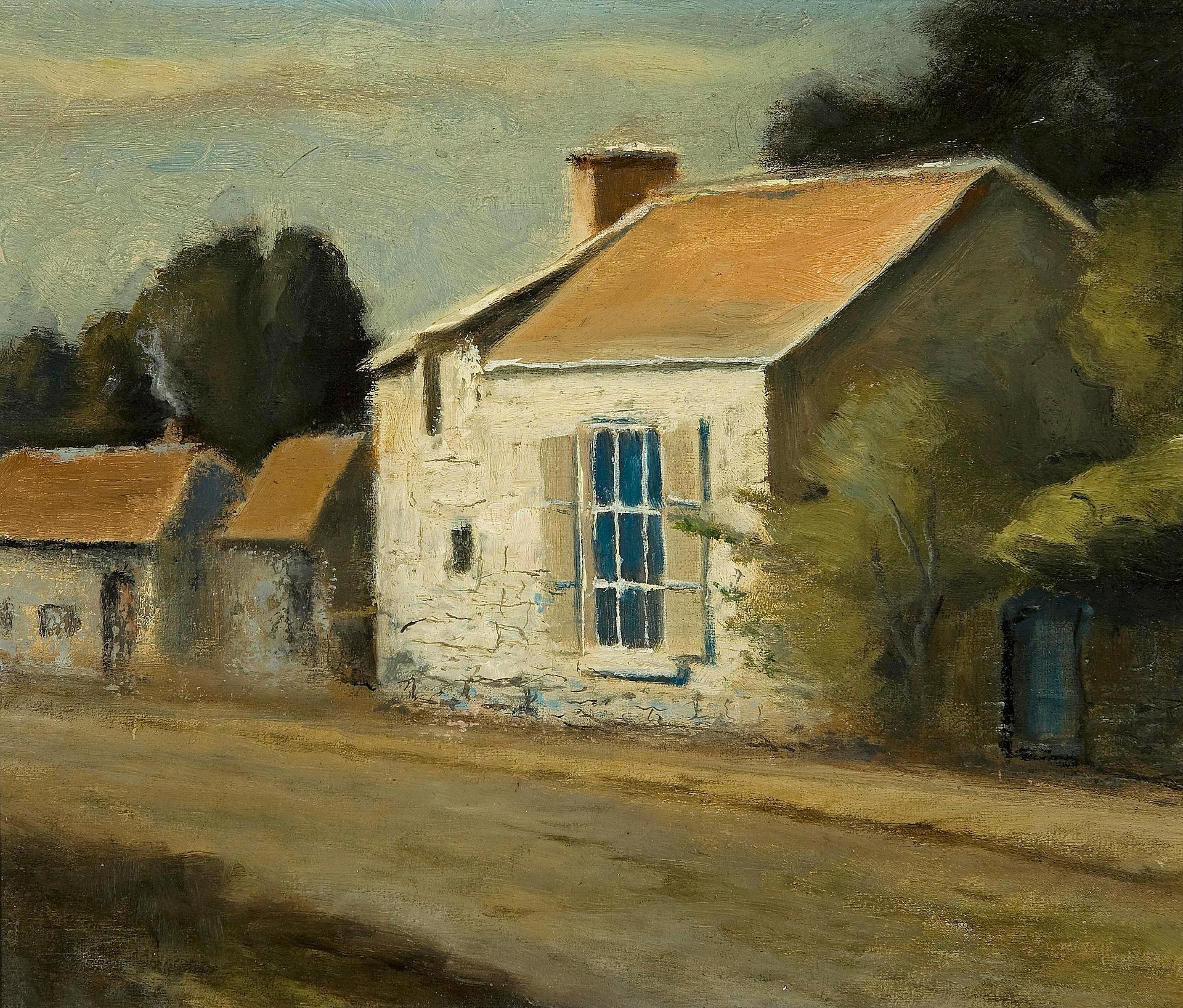 John A. Hammond (1843-1939) - Francois Millet's Studio at Barbizon France