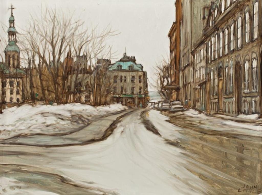 John Geoffrey Caruthers Little (1928-1984) - Rue Ste-Anne, DAutrefois, Quebec