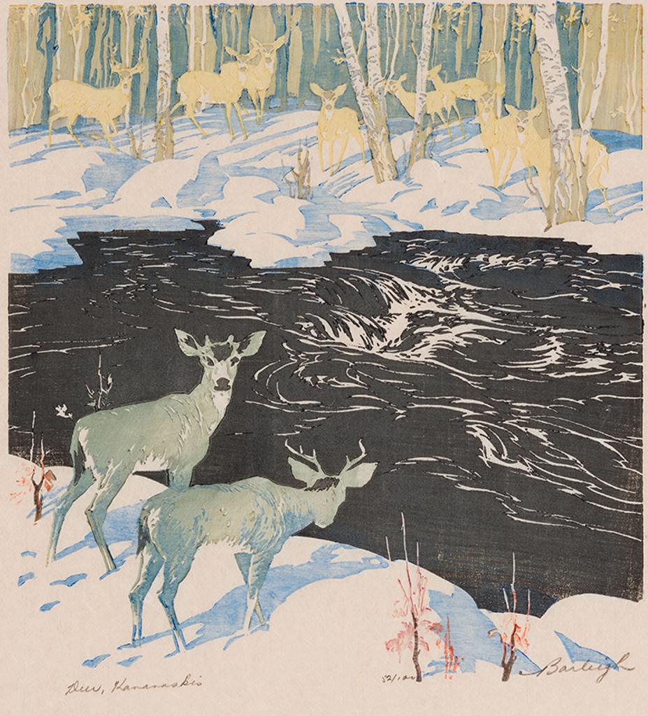 Barbara Harvey Leighton (1911-1986) - Deer, Kananaskis