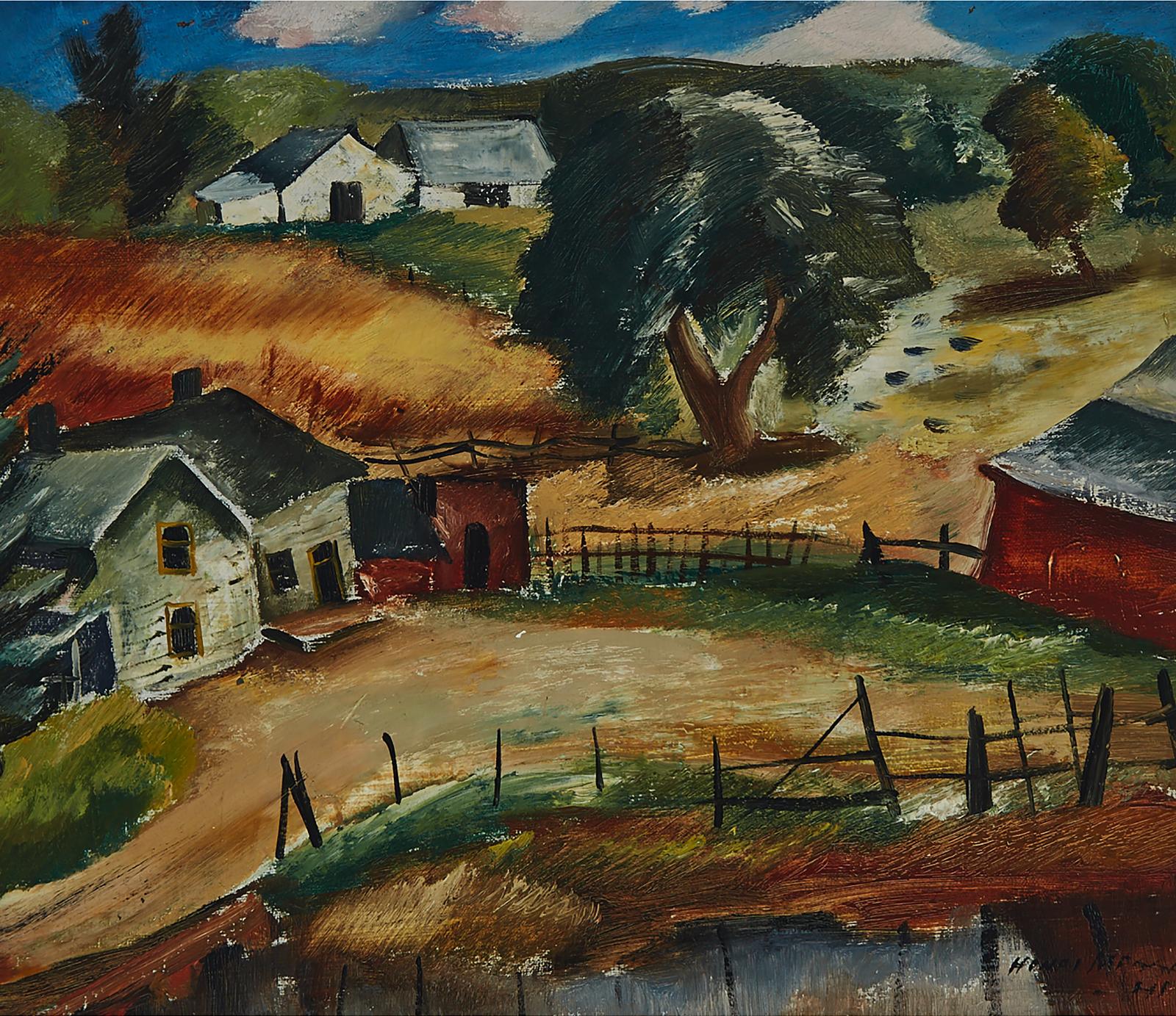 Henri Leopold Masson (1907-1996) - Summer Landscape, 1941