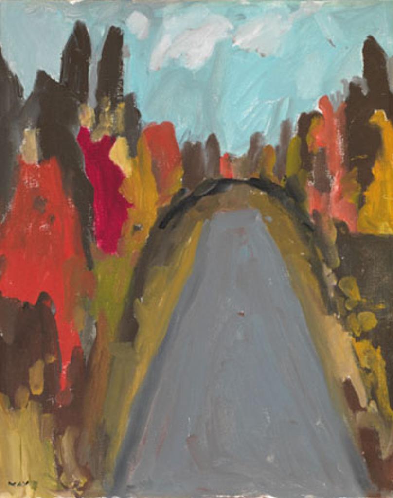 Maxwell Bennett Bates (1906-1980) - Road in Autumn