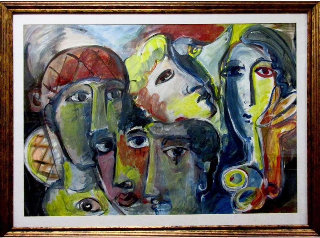 Serge Deherian (1955) - Untitled (Faces I)