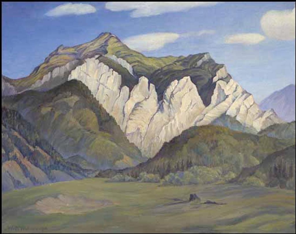 William Percival (W.P.) Weston (1879-1967) - Limestone Mountain - Caithness near Fernie