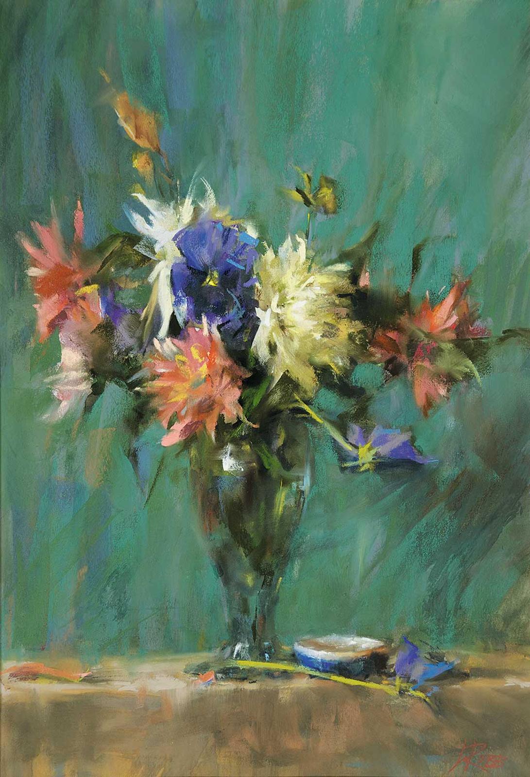 Laura Robb - Dahlias and Pansies