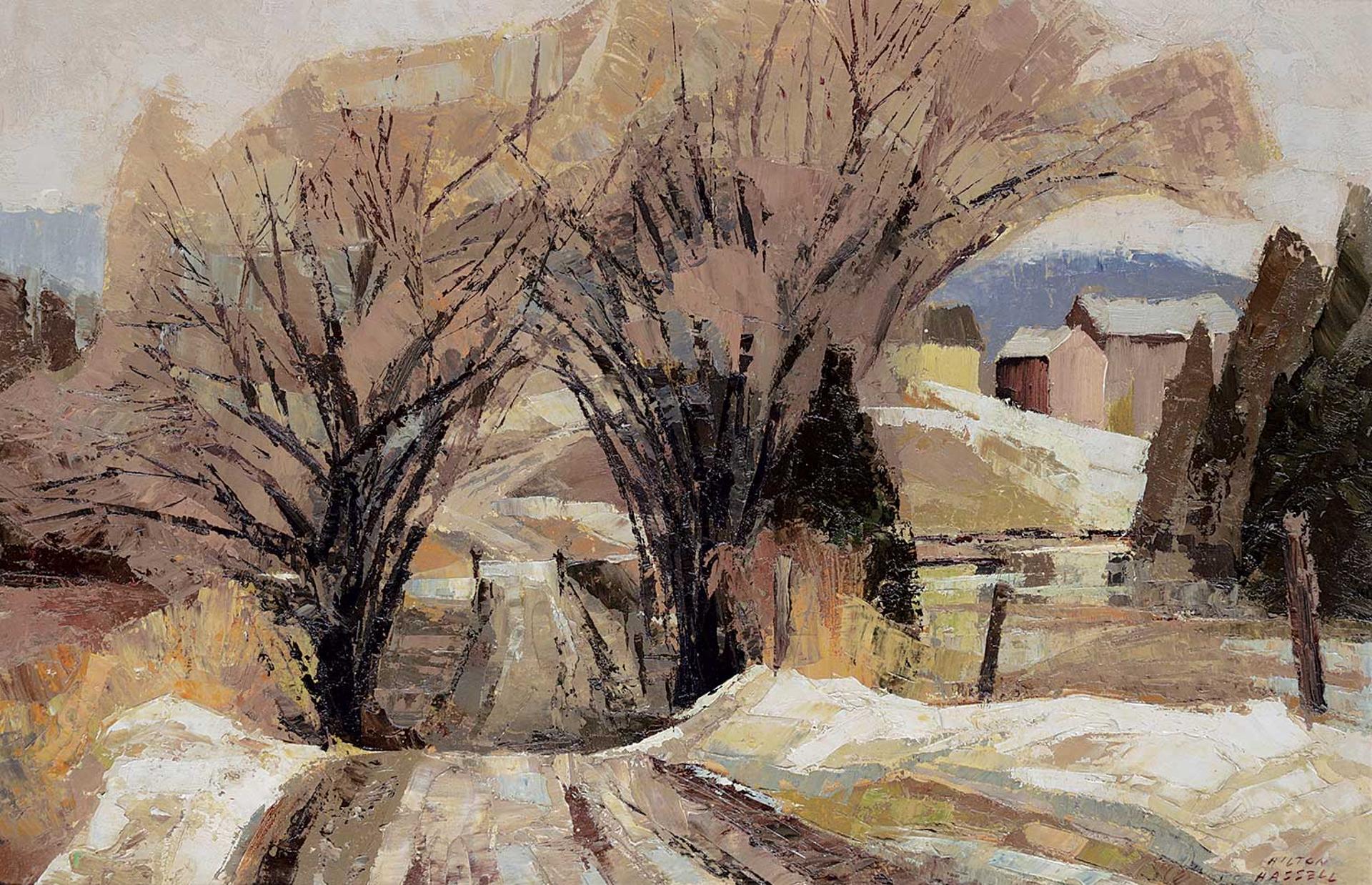 Hilton MacDonald Hassell (1910-1980) - Sideroad Nr. Port Hope [March]