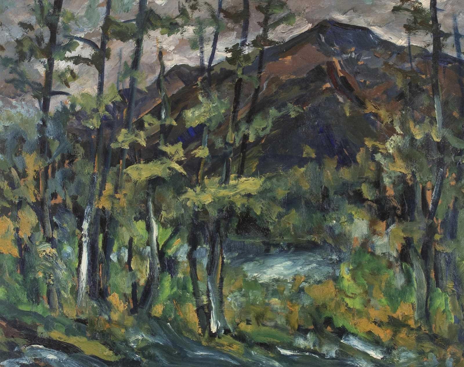 William Lewy Leroy Roy Stevenson (1905-1966) - Trees, Mountains, Water