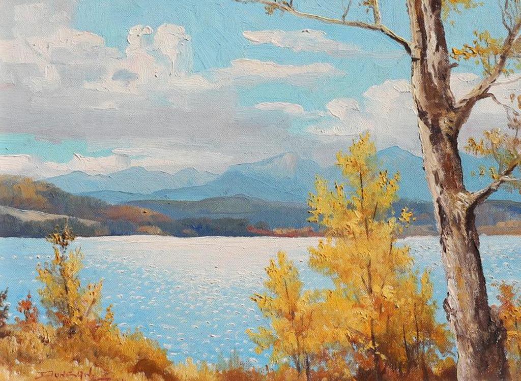 Duncan Mackinnon Crockford (1922-1991) - Autumn Along The Ghost, West Of Cochrane, Alta; 1984
