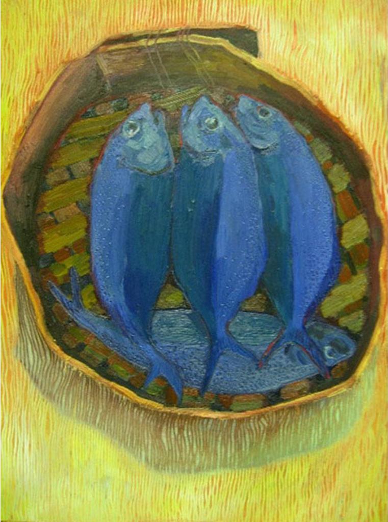 Christopher Griffen - Still Life-Fish Basket