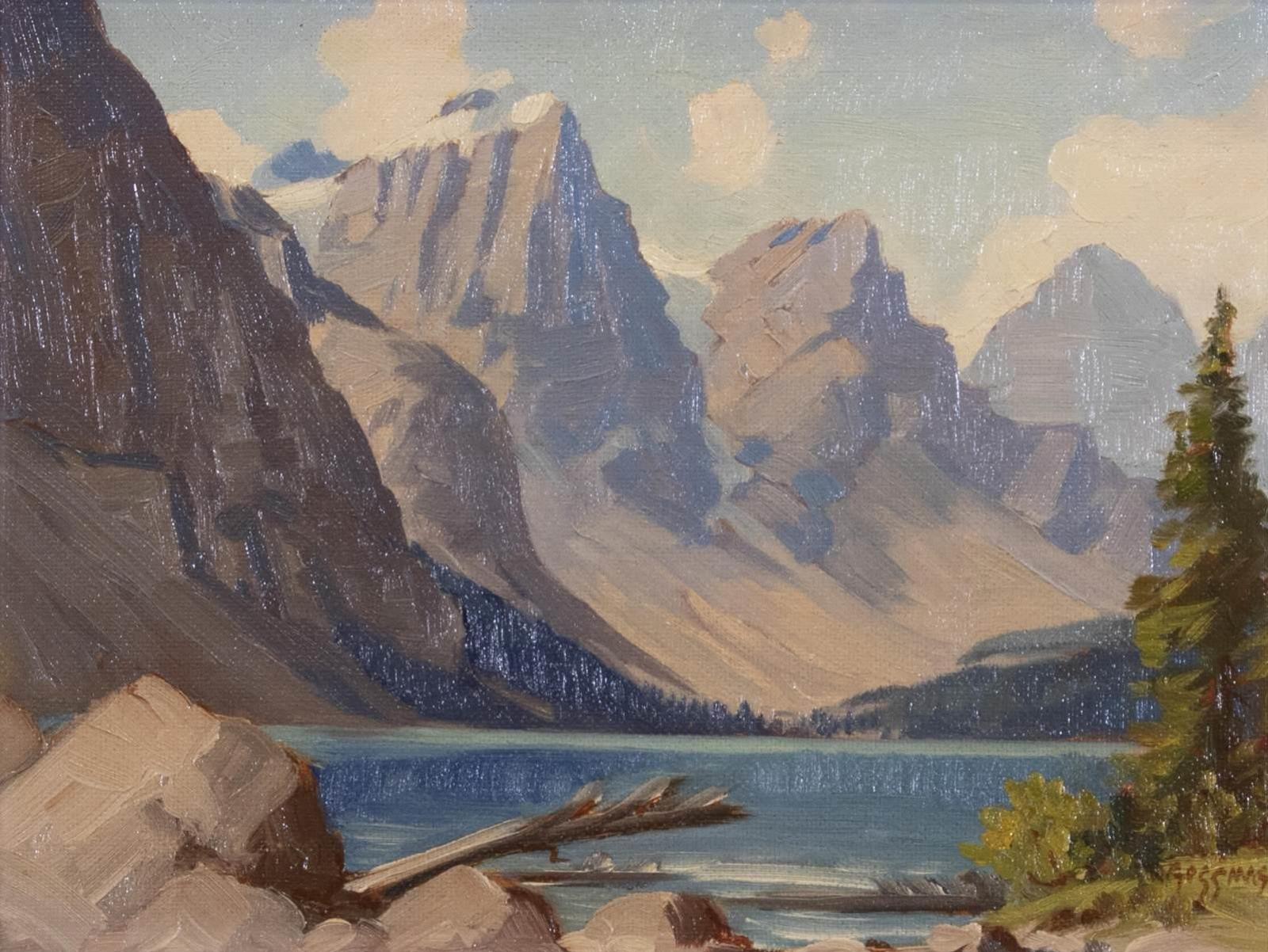 Roland Gissing (1895-1967) - Moraine Lake; Ca 1938