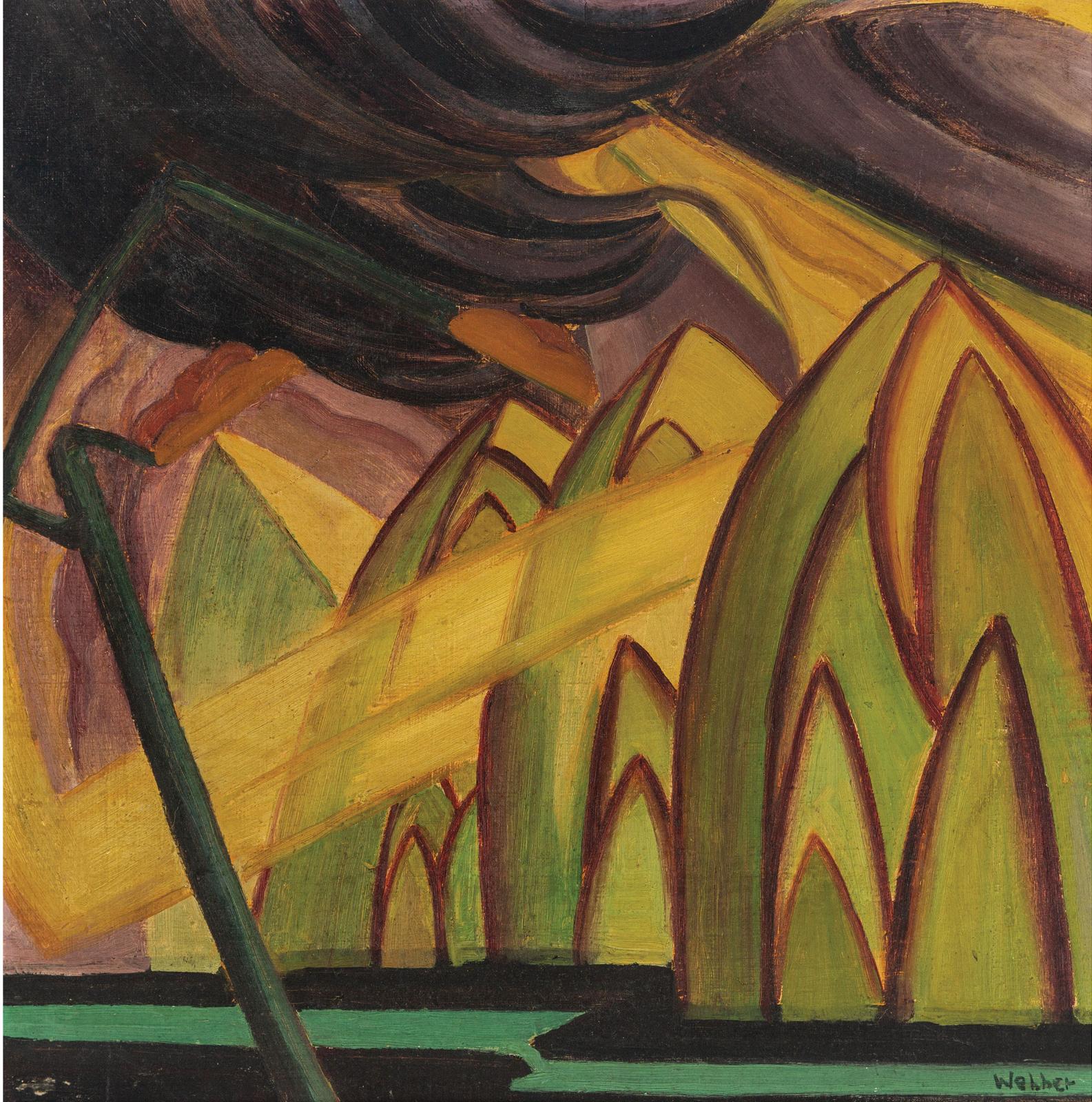 Gordon Mckinley Webber (1909-1965) - Sun Shafts In A Forest