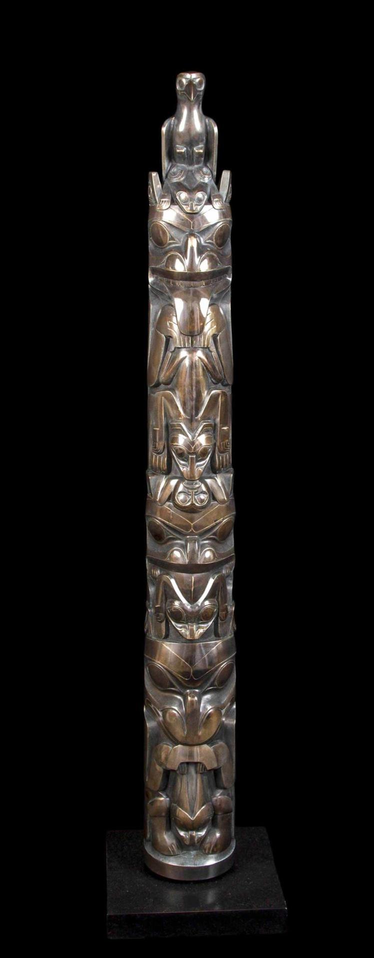 Jim Hart - a cast bronze model pole