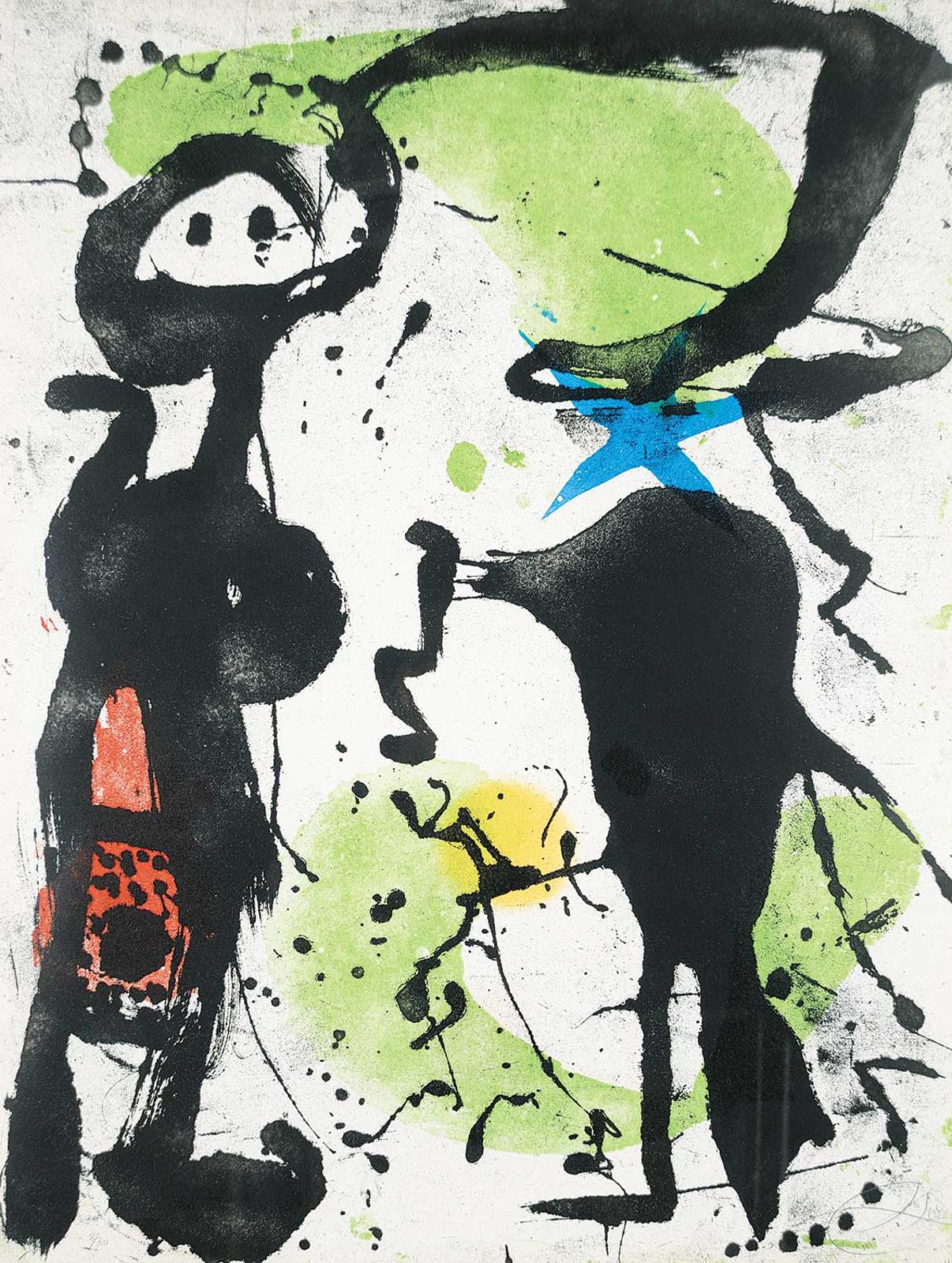 Joan Miró (1893-1983) - Grans Rupestres V  #8/30
