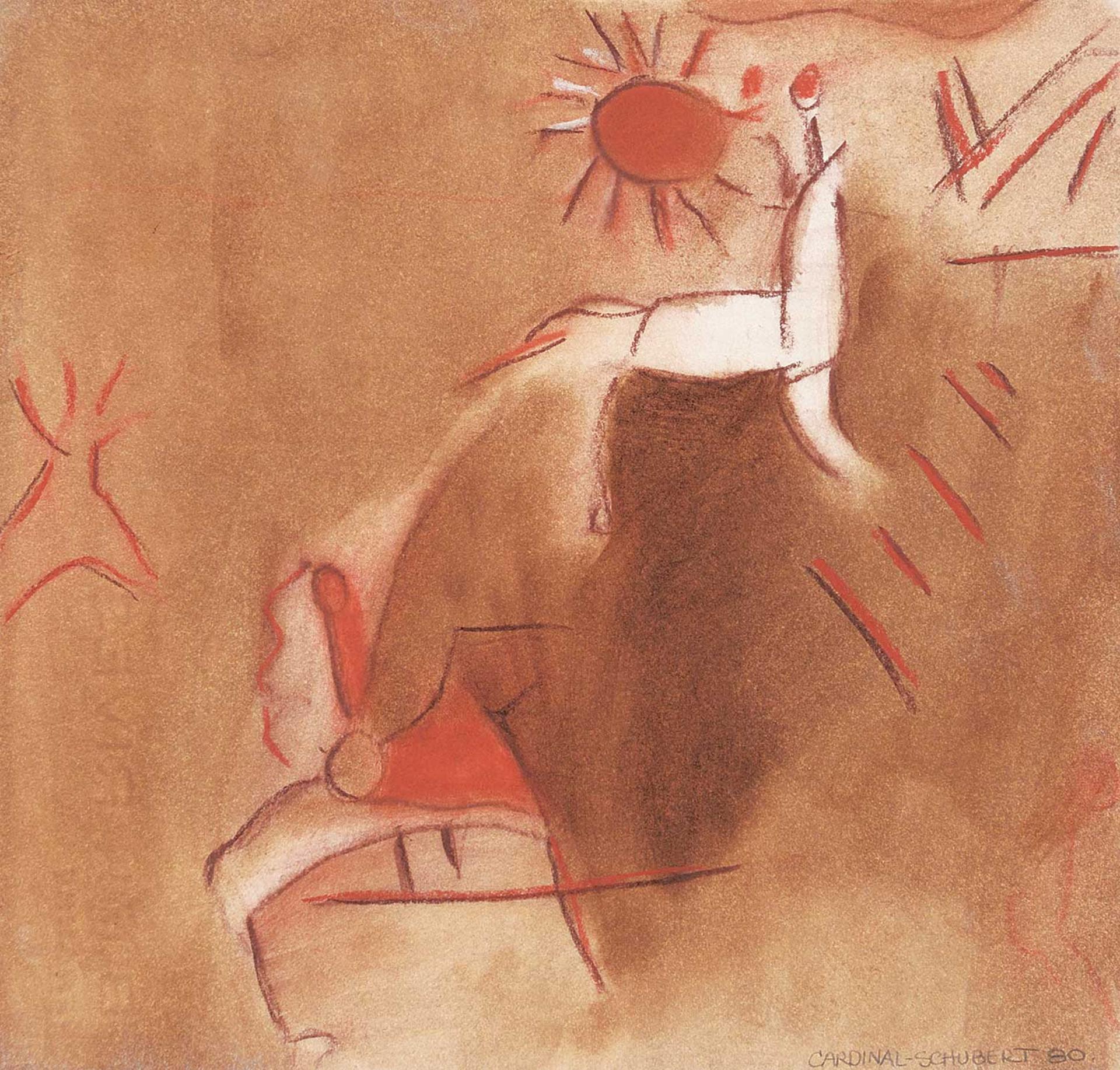 Joane Cardinal-Schubert (1942-2009) - Untitled - Sun Rider