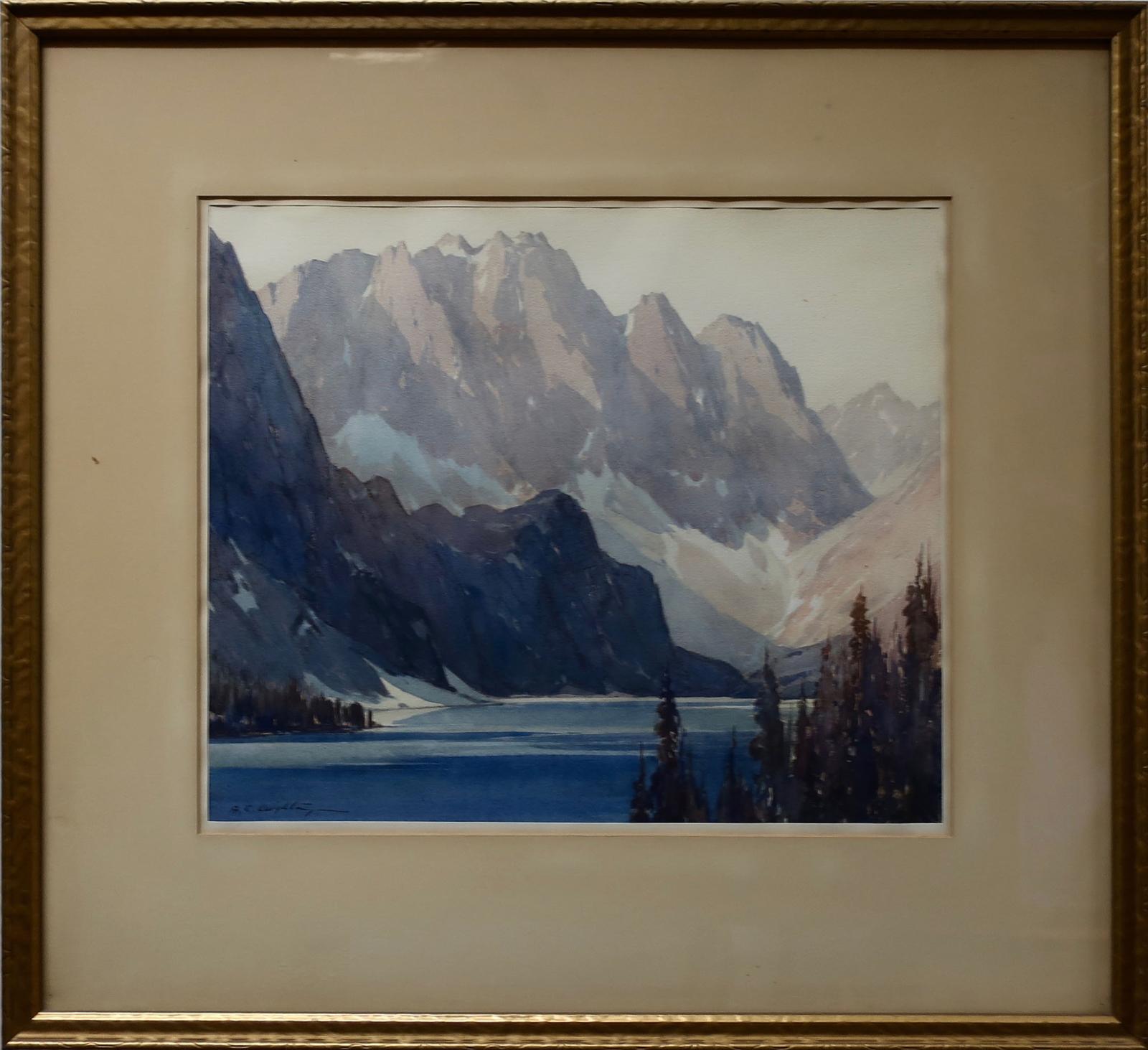 Alfred Crocker Leighton (1901-1965) - Taylor Lake (Banff)