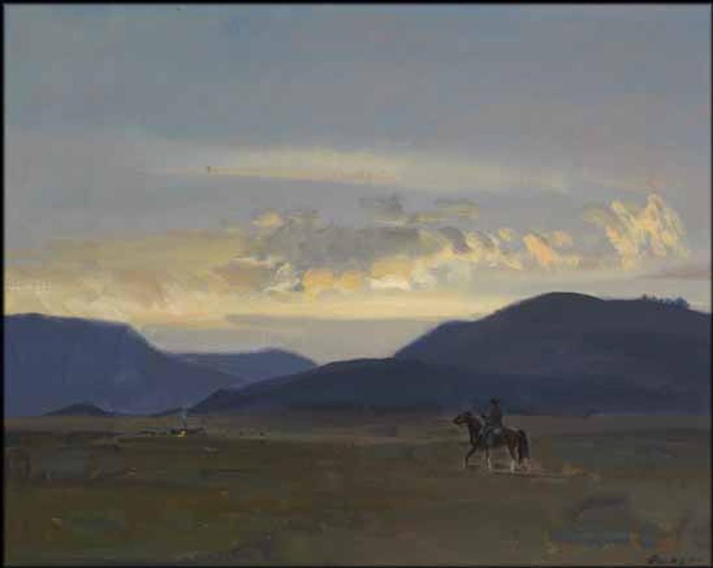 Peter Maxwell Ewart (1918-2001) - End of the Day, East of Cache Creek