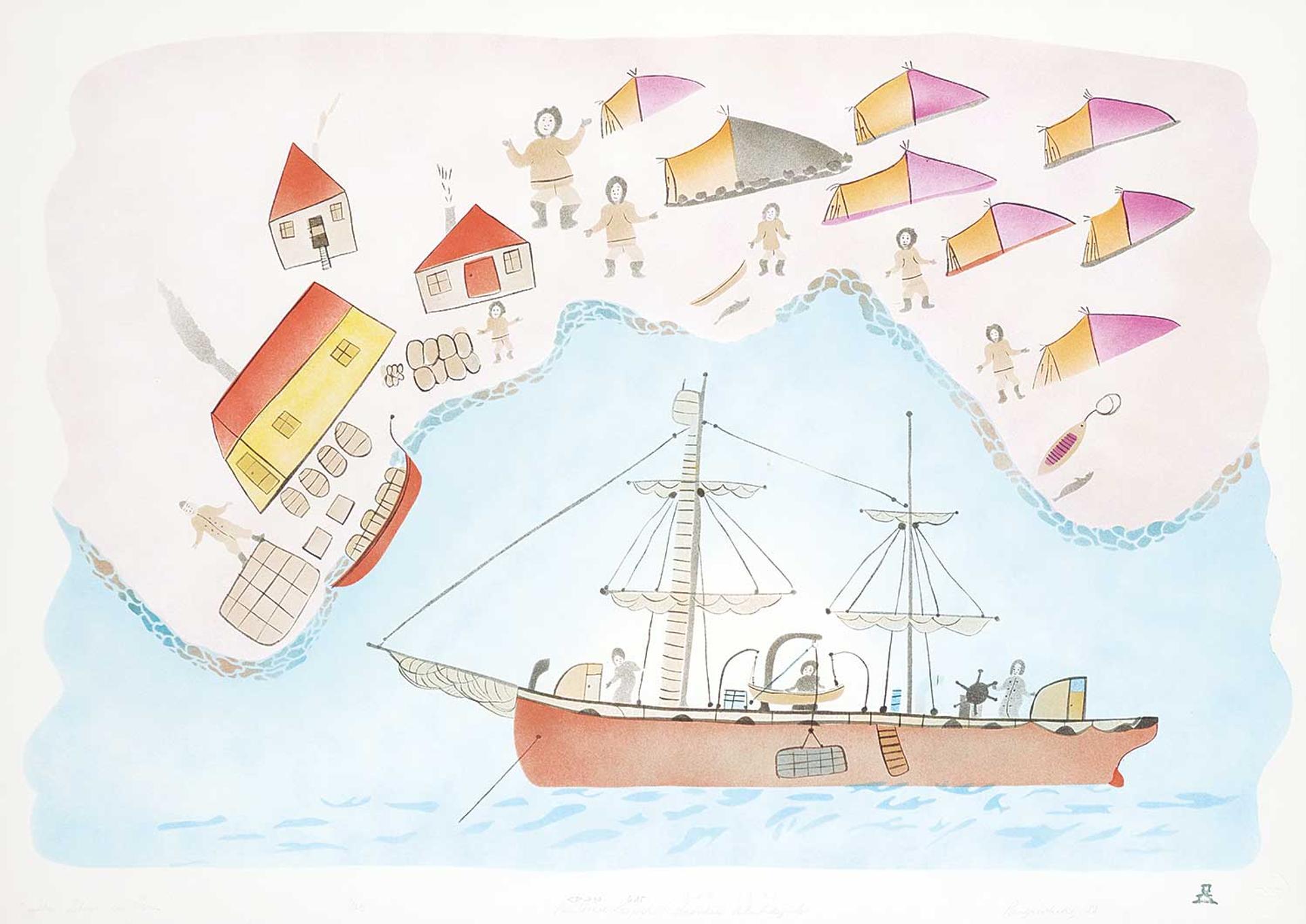 Pauloosie Karpik (1911-1988) - The Ship is Here!  #9/35