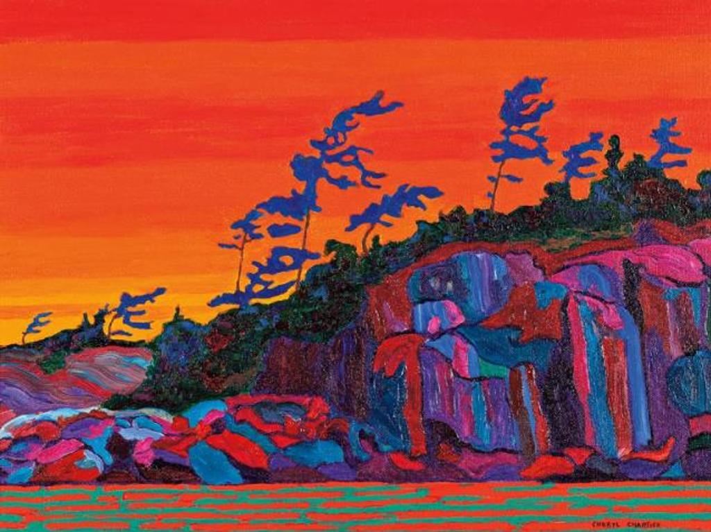 Cheryl Chartier (1952) - Glowing Pines, Georgin Bay