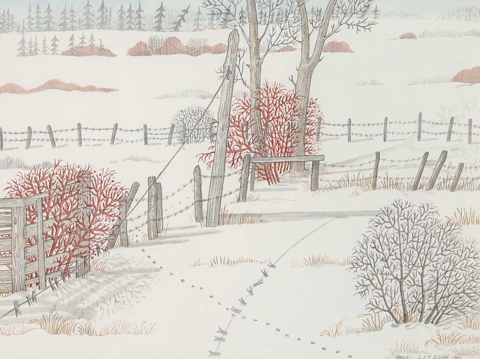 Hazel Georgina Litzgus (1927) - Fox Tracks and Shadows