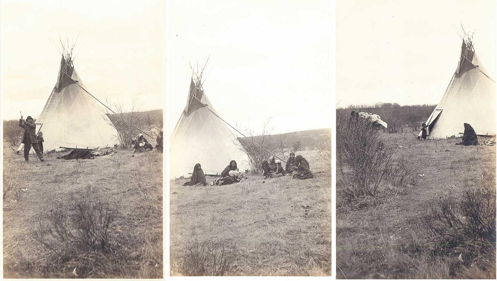 Banff School - Untitled - Indians and Teepee