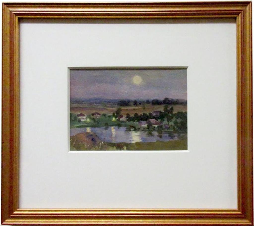 Arthur Alexander Drummond (1891-1977) - Moon On Pond At Alton