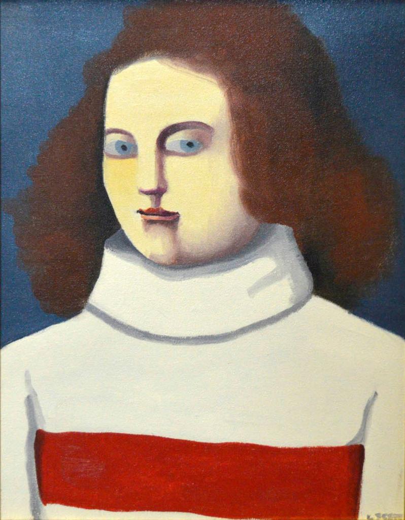 Louise Scott (1936-2007) - Portrait of a woman