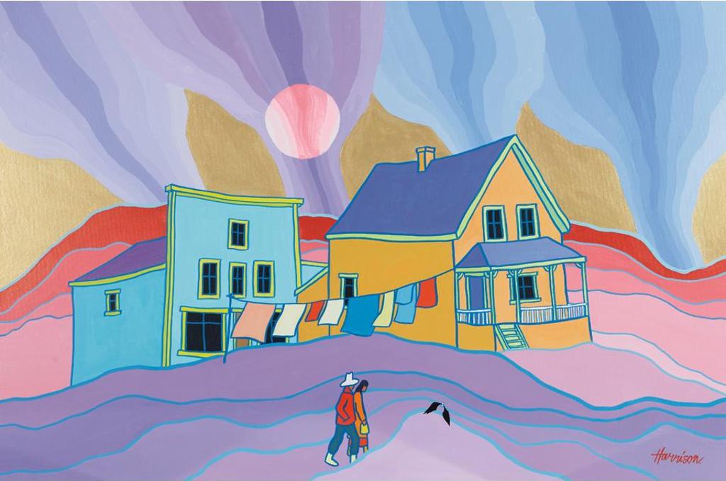 Ted Harrison (1926-2015) - Dawson City Dwelling