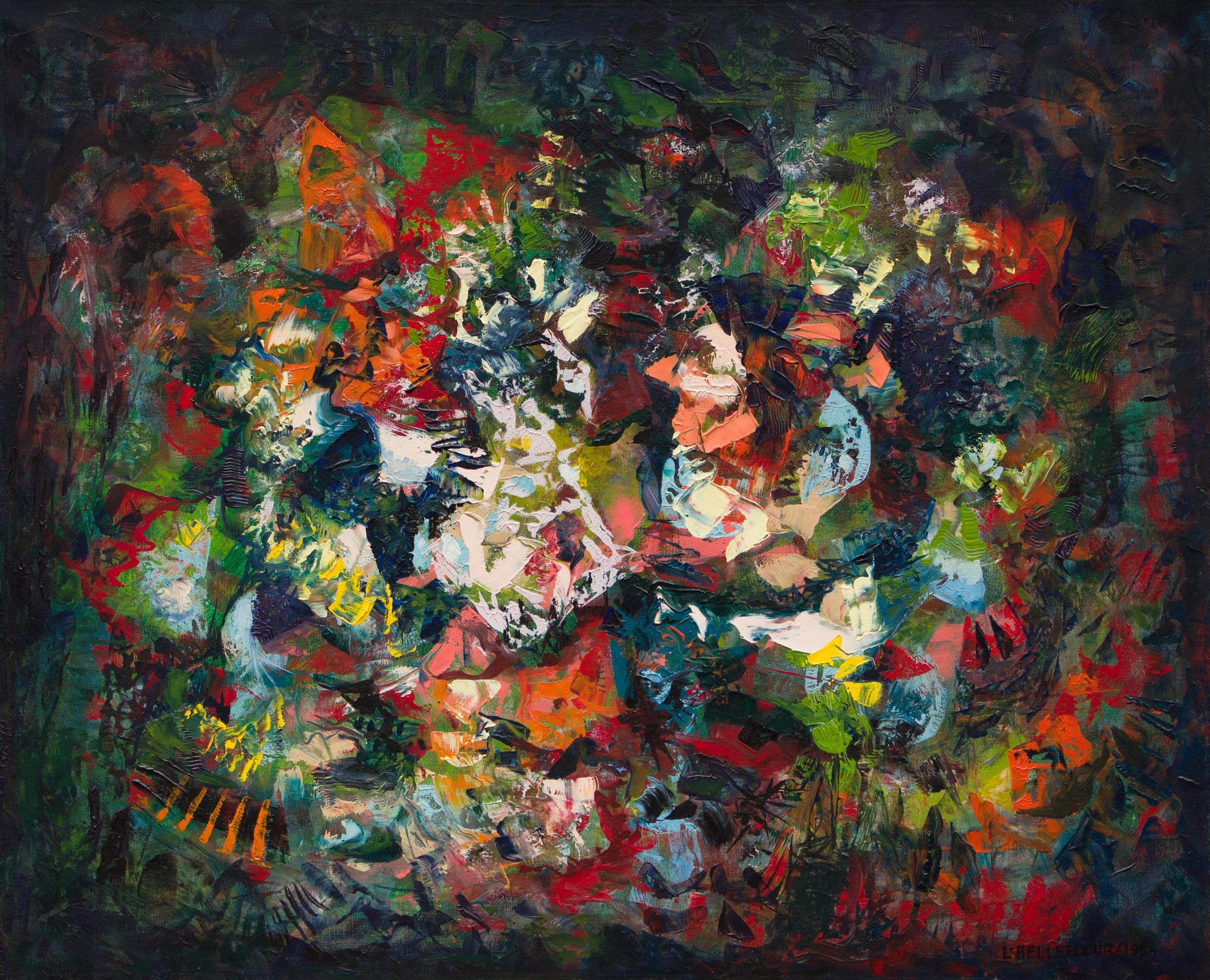 Léon Bellefleur (1910-2007) - Rêve-fusion, 1954