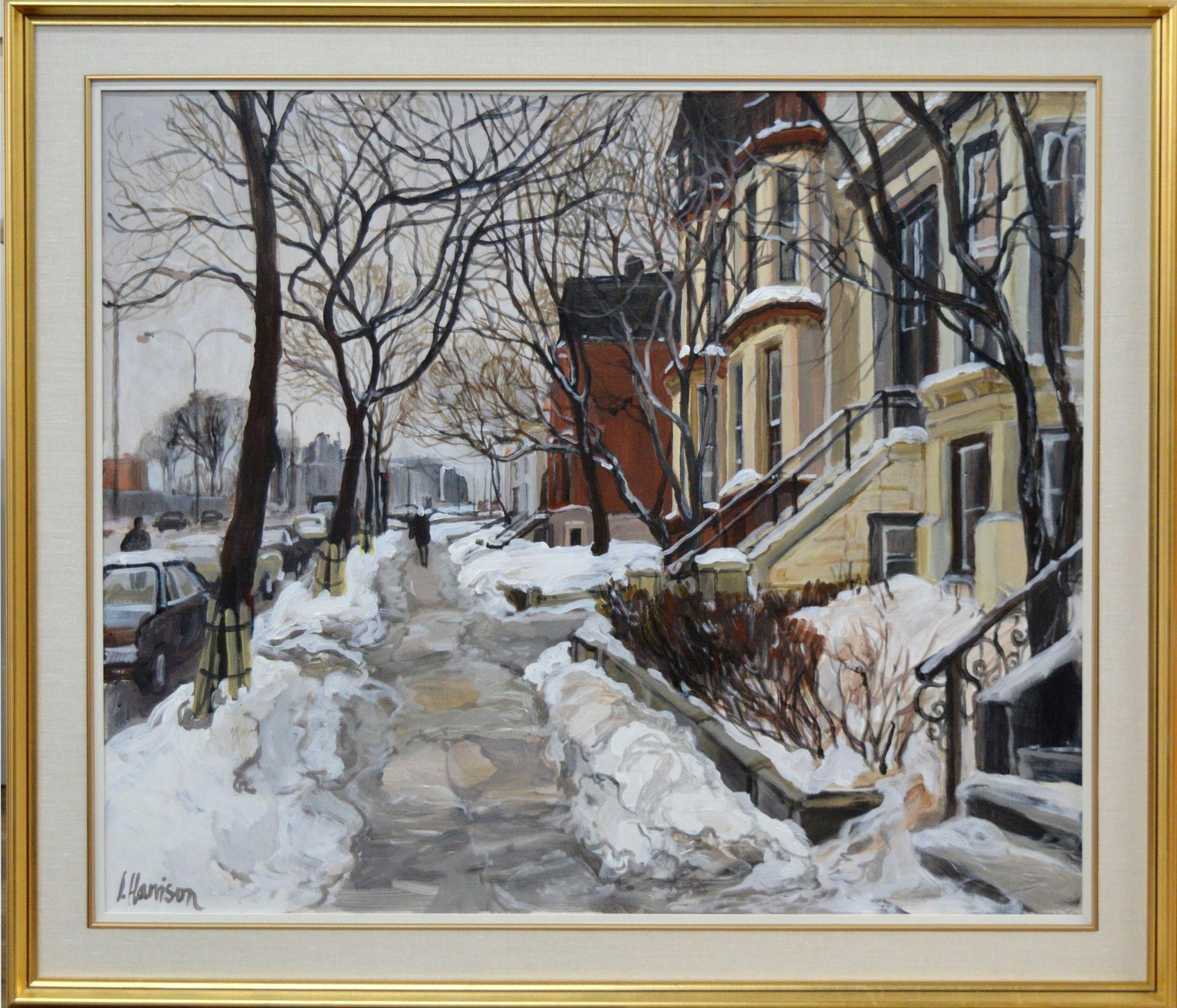Ingrid Harrison (1935) - rue d'hiver de Montréal