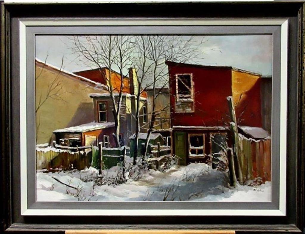 Arto Yuzbasiyan (1948) - Backyards, Queen Street East