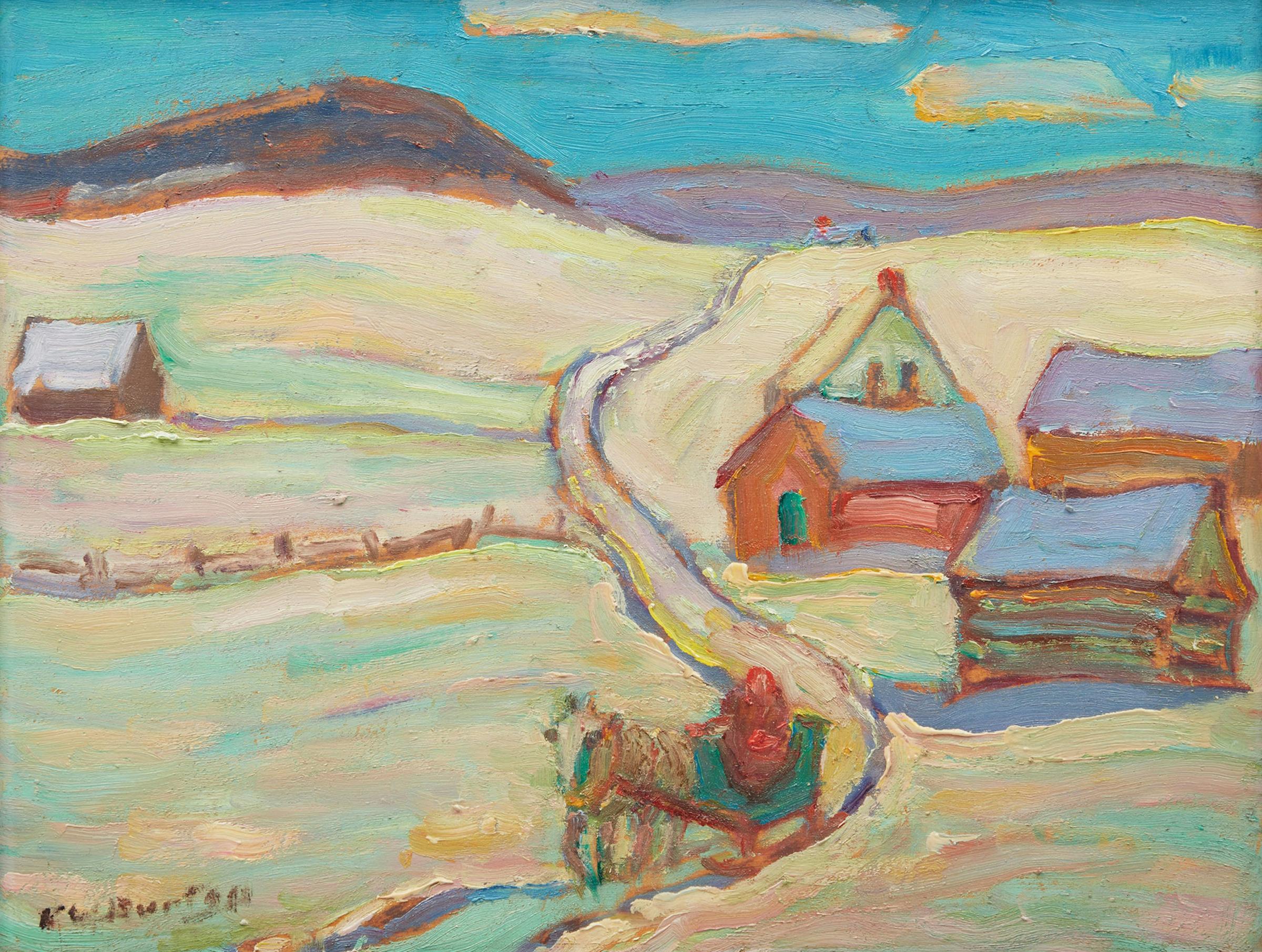 Ralph Wallace Burton (1905-1983) - Winter Near Wilson’s Corner, Que.