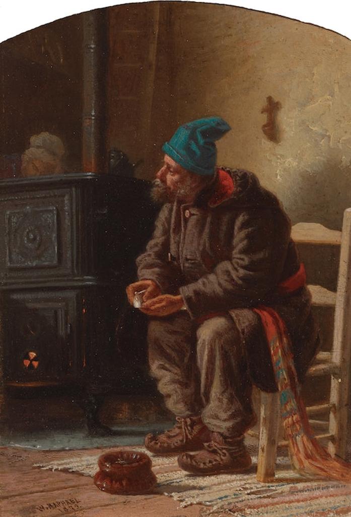 William Raphael (1833-1914) - Preparing for a Smoke