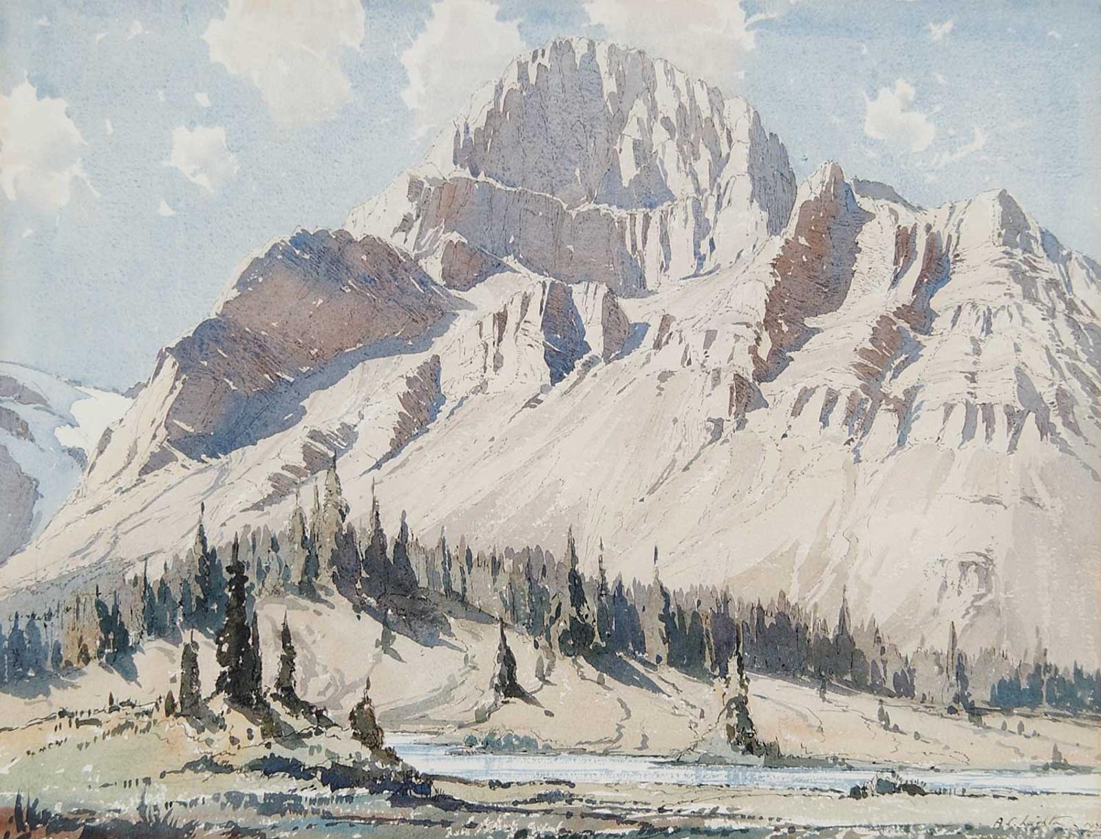 Alfred Crocker Leighton (1901-1965) - Untitled - The Mountain